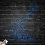 Music Metal Sign Fretboard Player Name 1