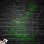 Music Metal Sign Fretboard Player Name 1