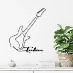 Music Metal Sign Fretboard Player Name 1