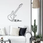 Music Metal Sign Fretboard Player Name 1