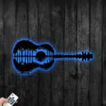 Music Metal Sign Guitar Sunset 1