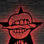 Music Metal Sign Lips Mouth Dripping Joint Blunt Smoking Smoke 1