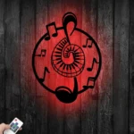 Music Metal Sign Music Notes 1