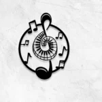 Music Metal Sign Music Notes 1