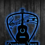 Music Metal Sign Personalized Guitar Name 1