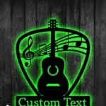 Music Metal Sign Personalized Guitar Name 1