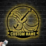 Music Metal Sign Personalized Violin Player Name 1