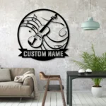 Music Metal Sign Personalized Violin Player Name 1
