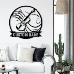 Music Metal Sign Personalized Violin Player Name 1