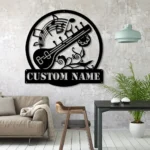 Music Metal Sign Sitar Player Appellation 1