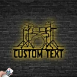 Music Metal Sign Snare 1