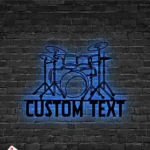 Music Metal Sign Snare 1