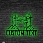 Music Metal Sign Snare 1