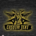 Music Metal Sign Stylish Rock And Roll 1