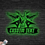 Music Metal Sign Stylish Rock And Roll 1