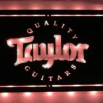 Music Metal Sign Taylor Guitar Music 1