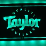 Music Metal Sign Taylor Guitar Music 1