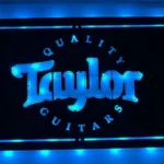 Music Metal Sign Taylor Guitar Music 1