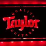 Music Metal Sign Taylor Guitar Music 1
