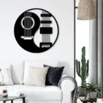 Music Metal Sign Yin Yang Guitar Player 1
