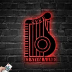 Music Metal Sign Zither Player Appellation 1