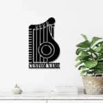 Music Metal Sign Zither Player Appellation 1