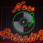 Music Neon Sign Custom Now Spinning Record 1