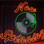 Music Neon Sign Custom Now Spinning Record 1