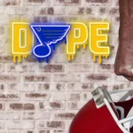Music Neon Sign Dripping Dope St Louis Blues 1