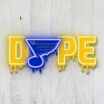 Music Neon Sign Dripping Dope St Louis Blues 1