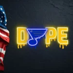 Music Neon Sign Dripping Dope St Louis Blues 1