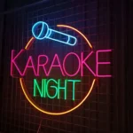 Music Neon Sign Karaoke Night Led 1