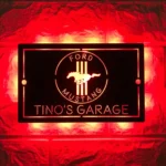 Mustang Metal Sign Custom Ford Horse Car 1