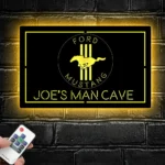 Mustang Metal Sign Custom Ford Horse Car 1