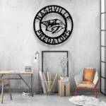 Nashville Predators Metal Sign Nhl 1