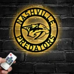 Nashville Predators Metal Sign Nhl 1