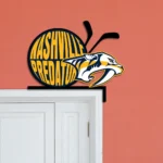Nashville Predators Metal Sign Predator Cat 1