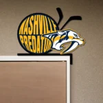 Nashville Predators Metal Sign Predator Cat 1