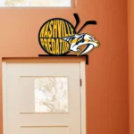 Nashville Predators Metal Sign Predator Cat 1