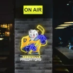 Nashville Predators Neon Sign Mascot Acrylic 1
