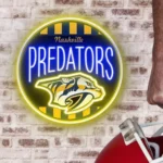 Nashville Predators Neon Sign Retro Acrylic 1