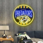Nashville Predators Neon Sign Retro Acrylic 1