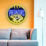 Nashville Predators Neon Sign Retro Acrylic 1