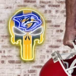 Nashville Predators Neon Sign The Punisher 1