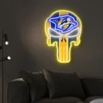 Nashville Predators Neon Sign The Punisher 1