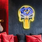 Nashville Predators Neon Sign The Punisher 1