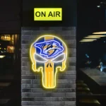 Nashville Predators Neon Sign The Punisher 1