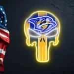 Nashville Predators Neon Sign The Punisher 1