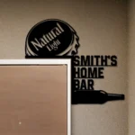 Natural Light Metal Sign Custom Bottle Cap 1