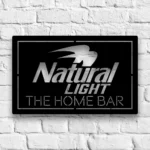 Natural Light Metal Sign Custom Nat Light Bar 1